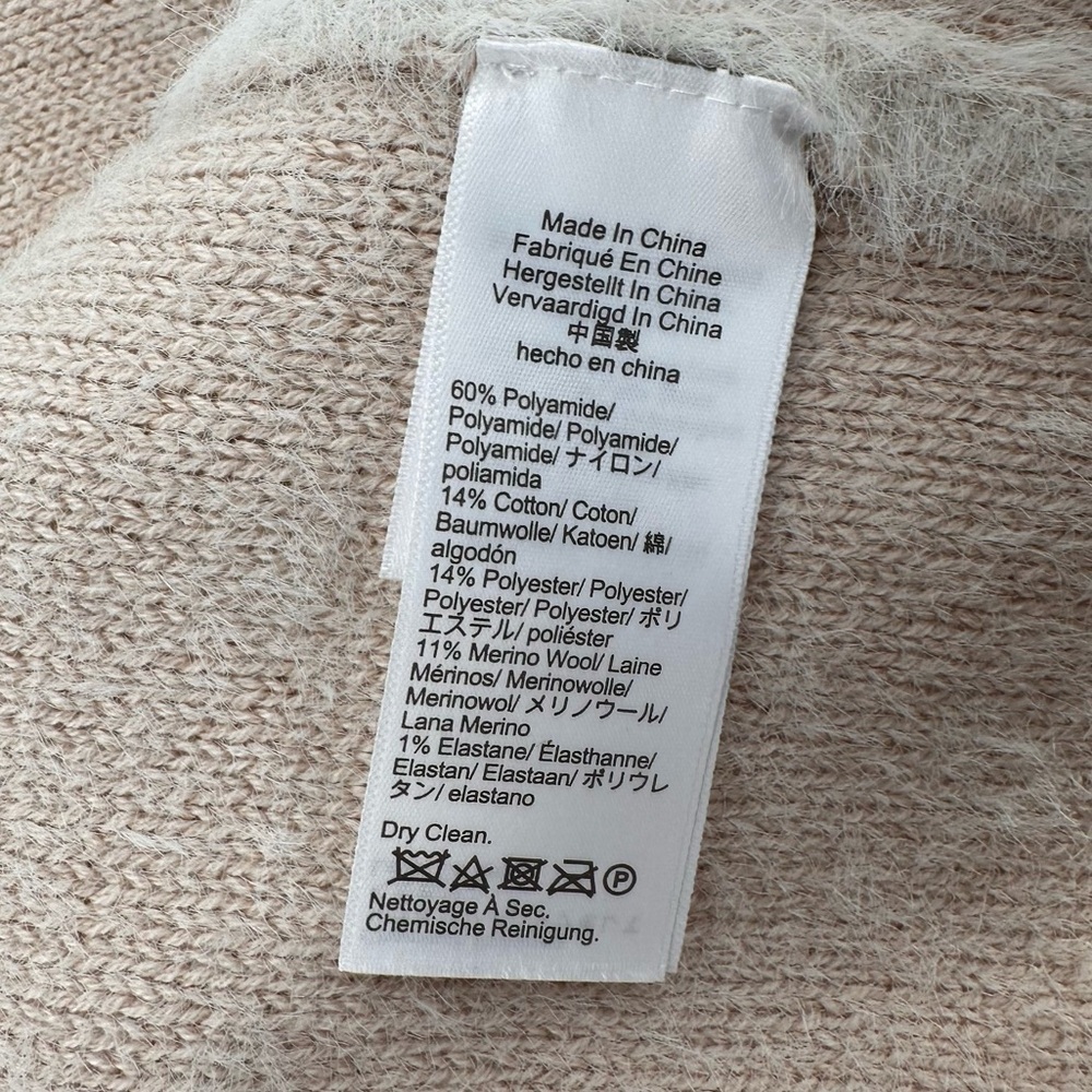 J. Crew Cream Fuzzy Button-Front Jacket - Picture 4 of 7